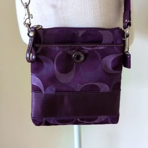 Coach crossbody bag, purple